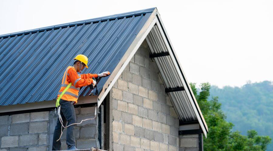 Professional metal roof installation in Grant, OK